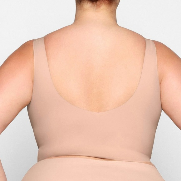 NWT Skims Naked Plunge Longline Bralette in Mica Size S - Picture 5 of 10